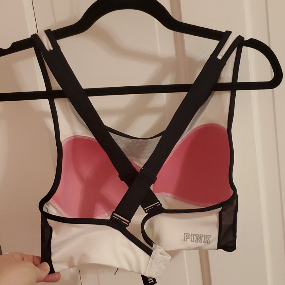 Size Large White PINK VS Sports Bra